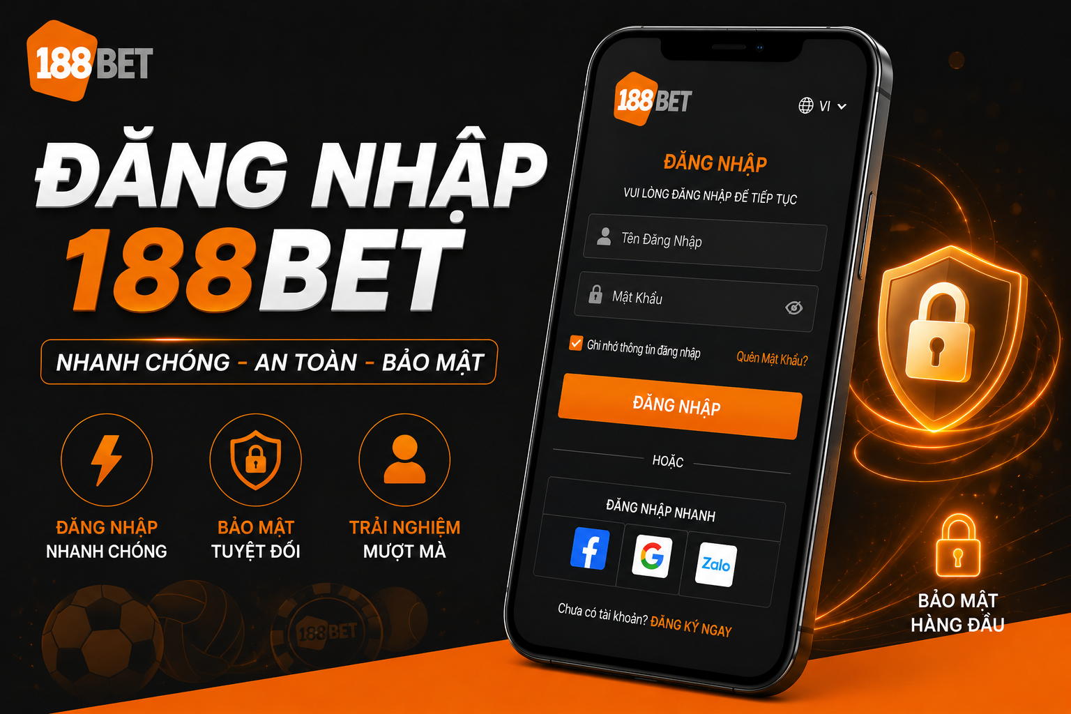 Hướng dẫn đăng nhập 188BET an toàn
