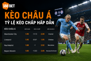 Kèo châu Á bóng đá với bảng tỷ lệ chấp trước trận đấu