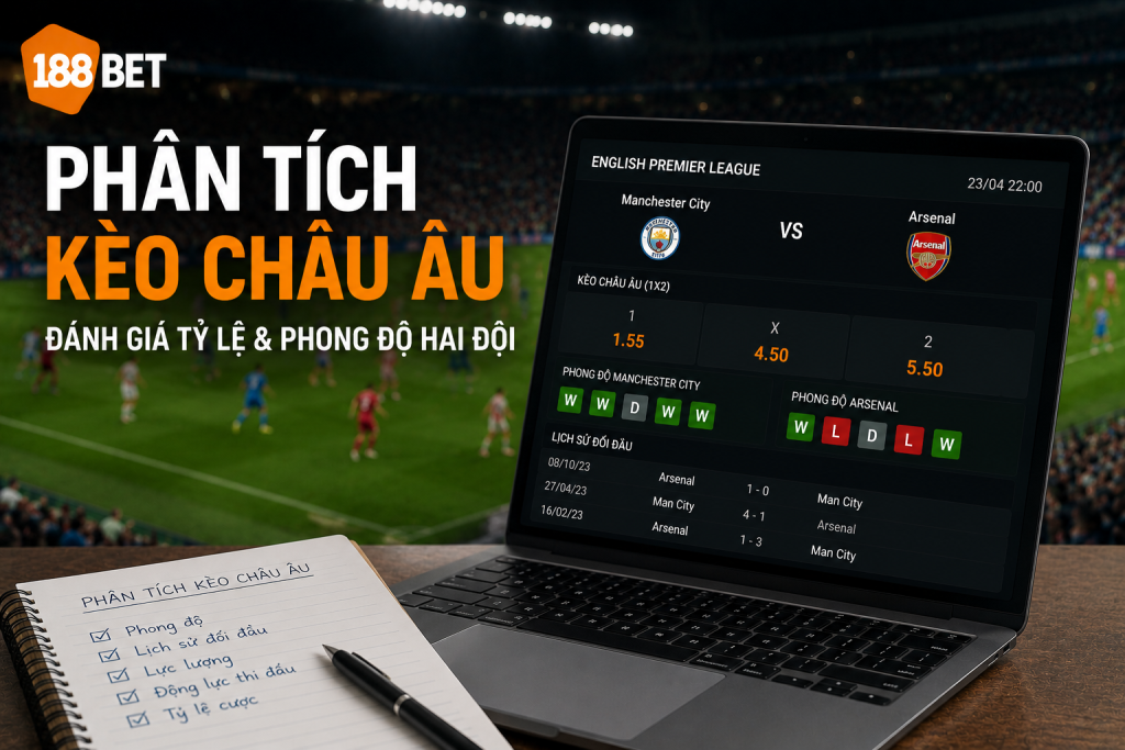 Người chơi phân tích tỷ lệ kèo châu Âu và lịch sử đối đầu hai đội bóng