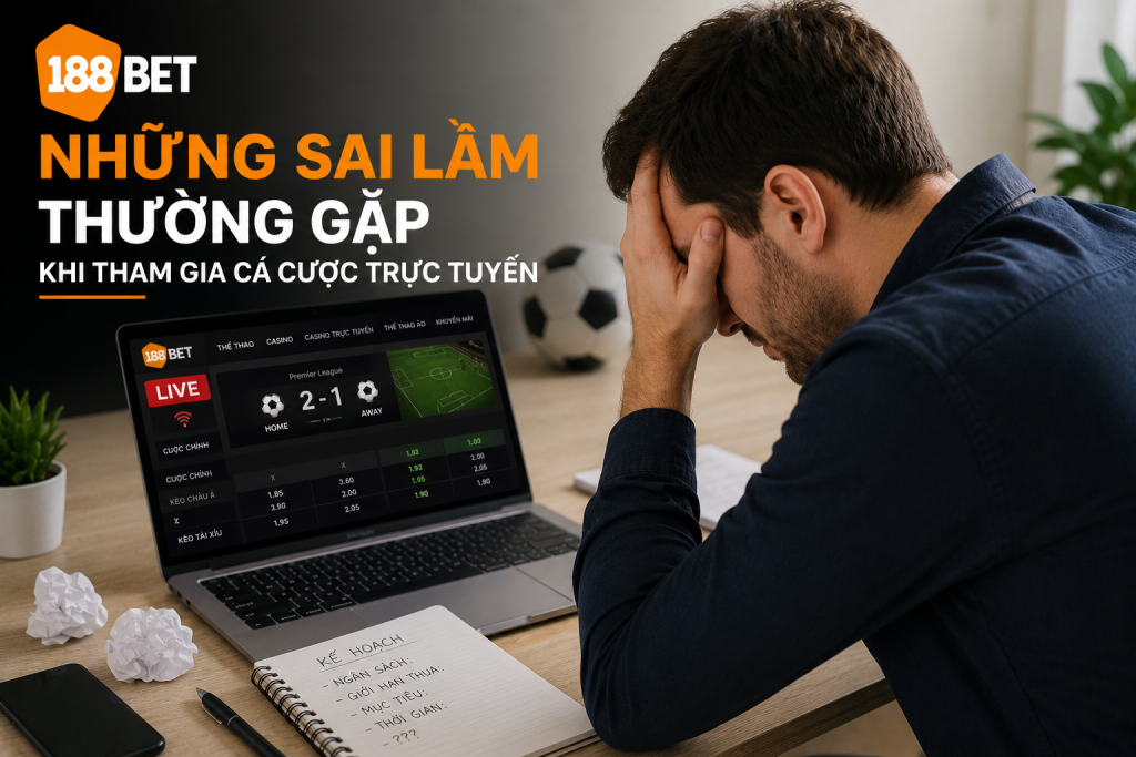 Người chơi mắc sai lầm khi tham gia cá cược trực tuyến do thiếu kế hoạch