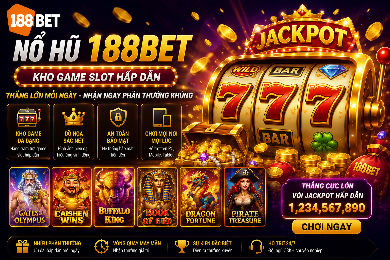 Giới Thiệu Về Nổ Hũ 188BET