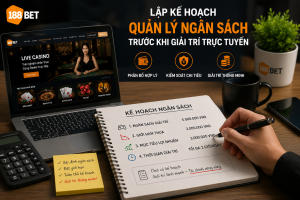 Người chơi lập kế hoạch quản lý ngân sách cá nhân trước khi giải trí trực tuyến