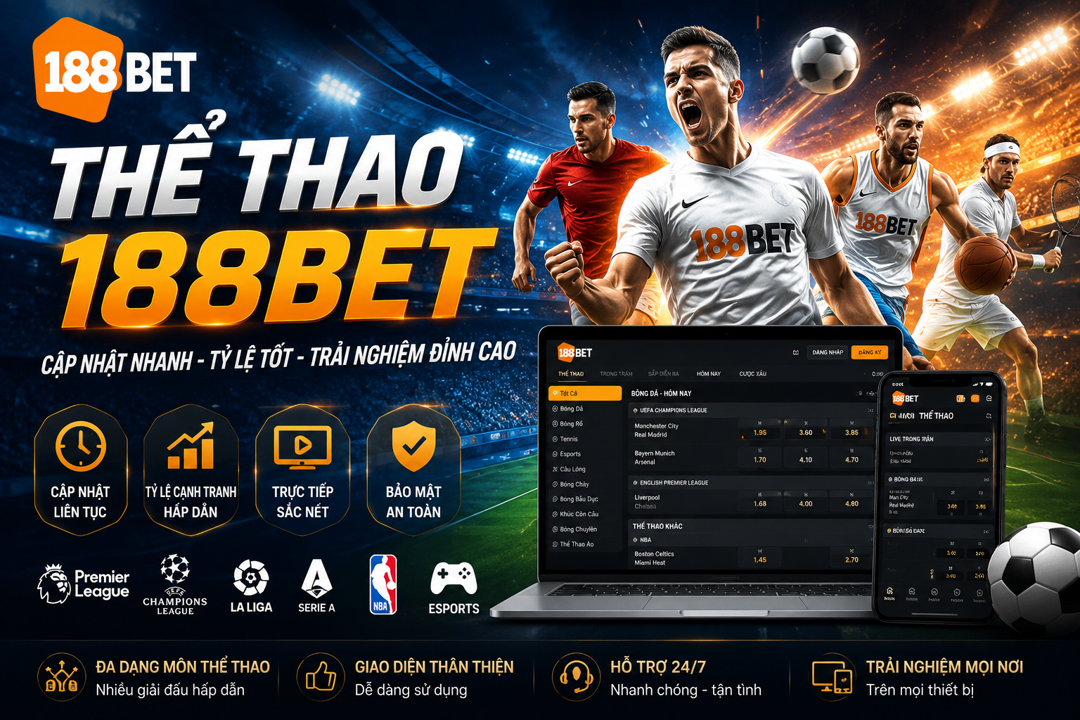 Giới Thiệu Về Thể Thao 188BET