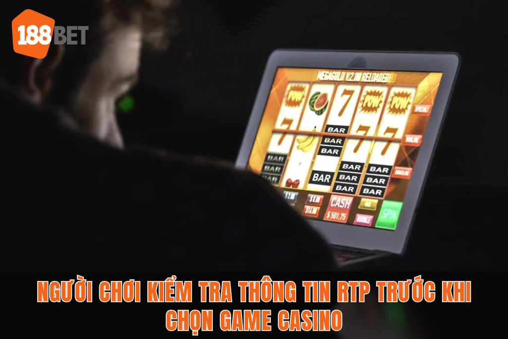 Bảng thông tin game casino trên điện thoại hoặc máy tính